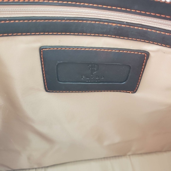 Furbo Design FRB012 Milano Briefcase - Black/Brown - Picture 4 of 6